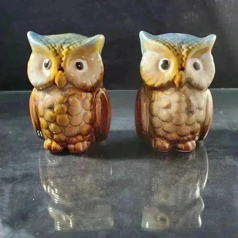 Cute Owl Salt & Pepper Shakers